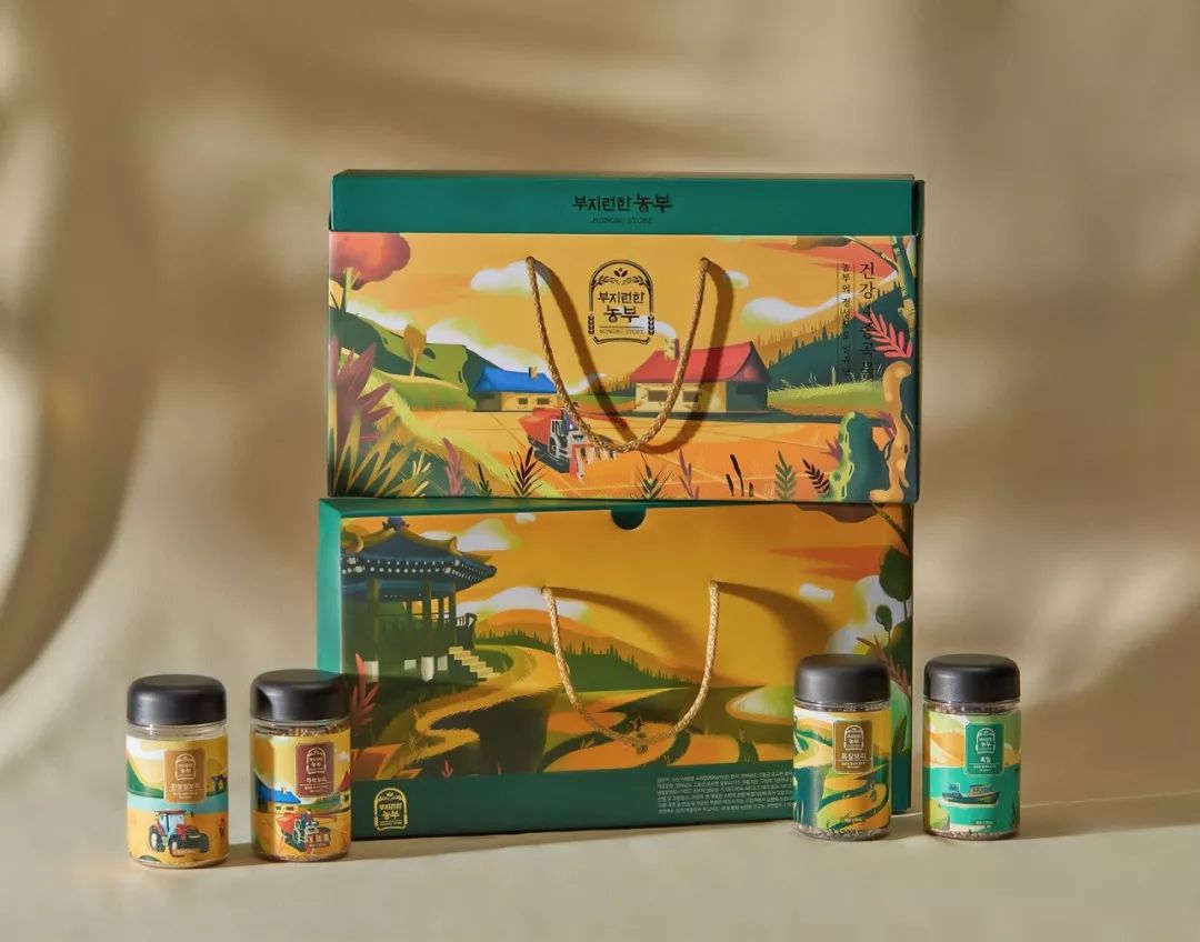 包装大米造型,高端大米包装设计大全