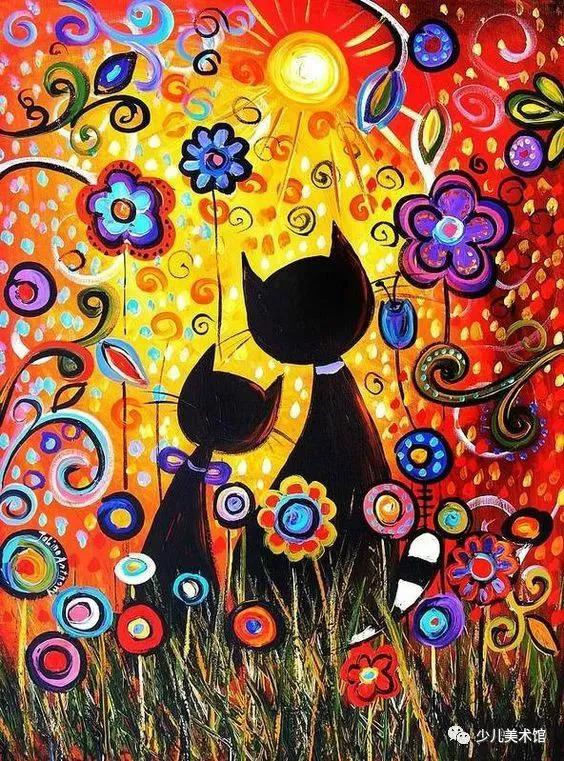 儿童不同时期的绘画作品,孩子们一幅幅栩栩如生的绘画作品