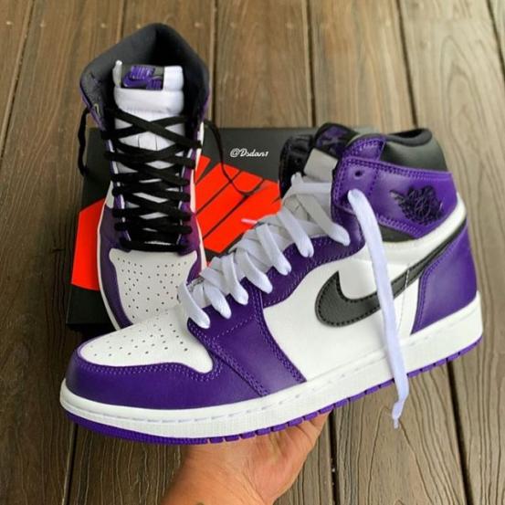 达氏浅谈AJ1骚气白紫courtpurle2.0