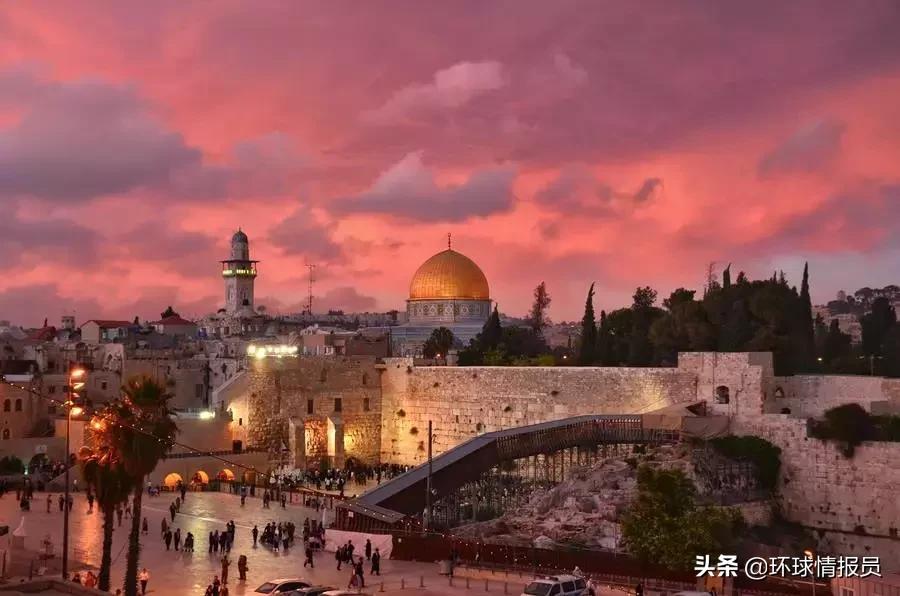 耶路撒冷三大宗教建筑同框图片,耶路撒冷是三大宗教圣地
