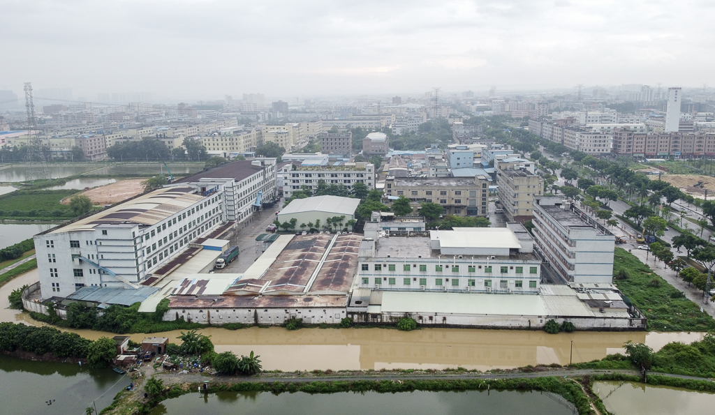 东莞石排风景航拍,东莞石排镇航拍