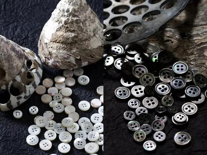 复古纽扣必备工艺有哪些,马氏贝纽扣和海氏贝纽扣的区别