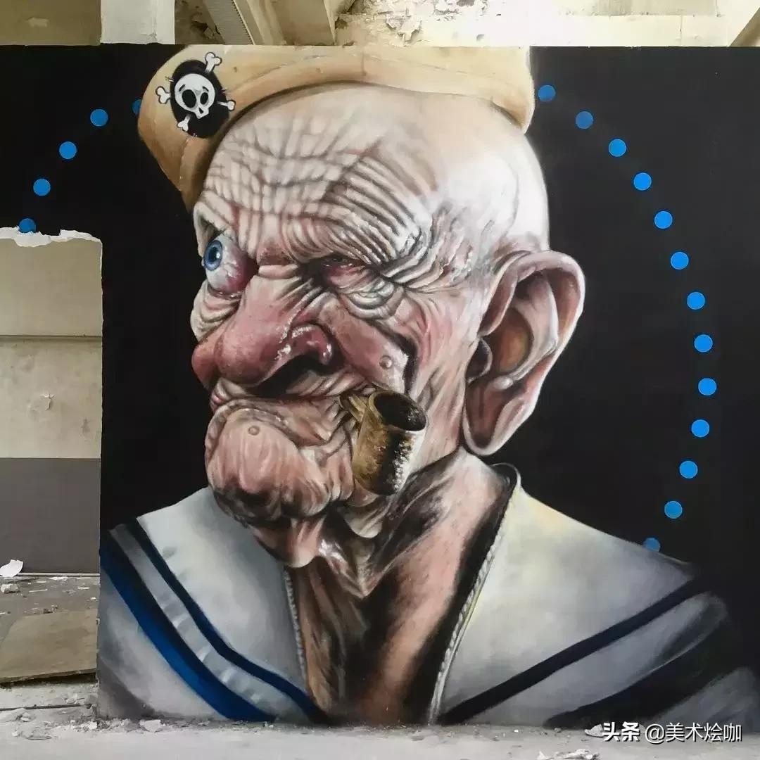 极具张力的墙绘作品,简单3d创意墙绘大全