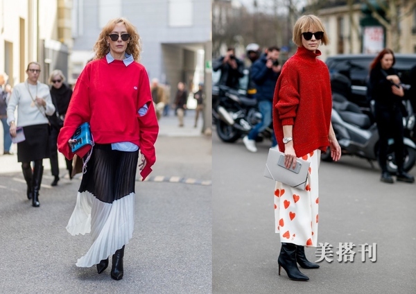 春节红毛衣,春节红毛衣搭配