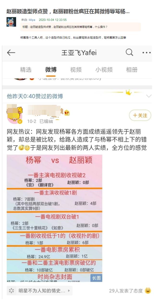 杨幂和赵丽颖谁更有实力,杨幂和赵丽颖人品对比