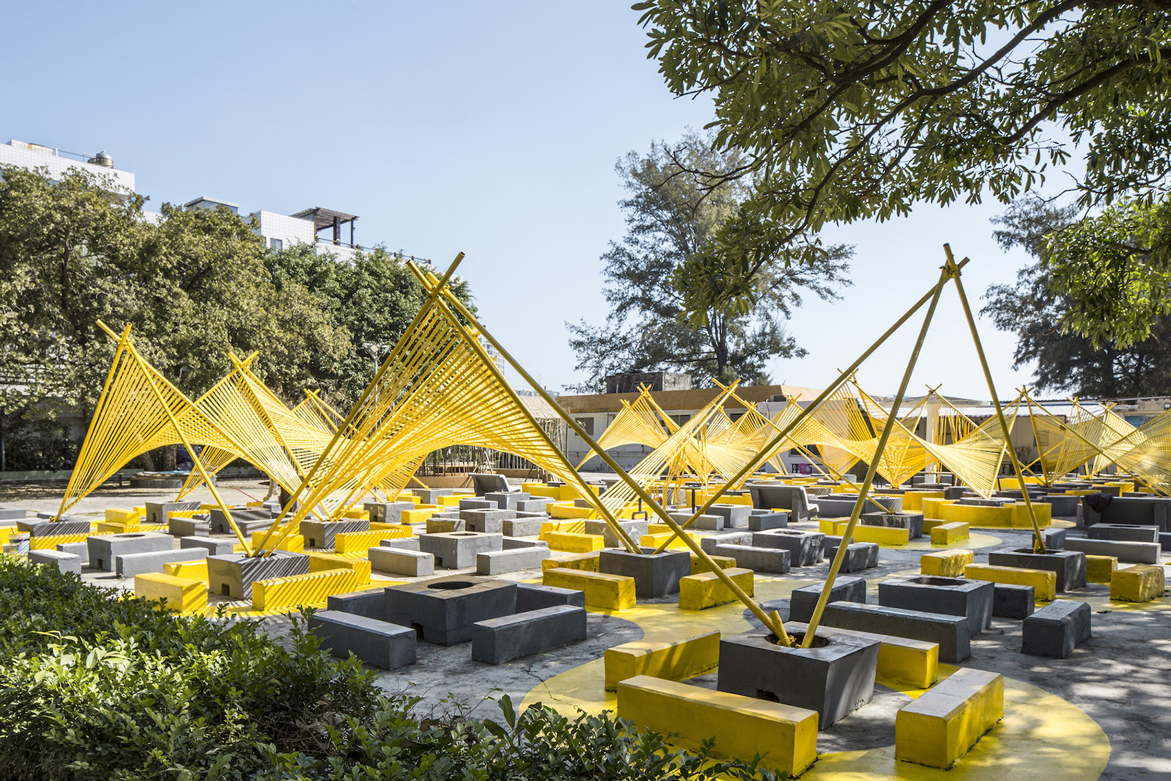 “篝火”空间装置，深圳/MAT超级建筑事务所