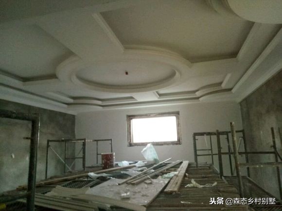 北方农村建房全过程,三层占地150平米,花了50万