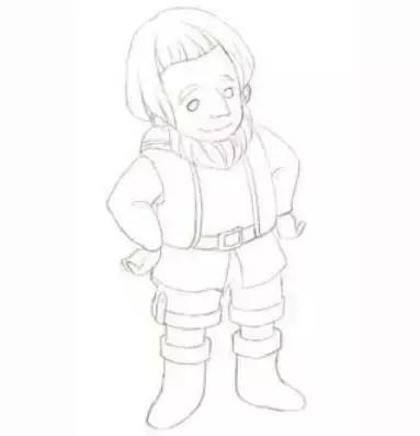 画白雪公主和七个小矮人的简笔画,简单又可爱的白雪公主怎么画