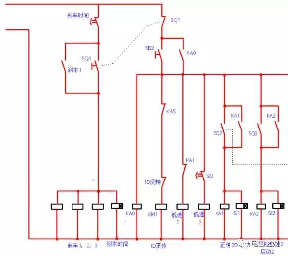 接触器点动正反转控制电路图,交流接触器控制不间断电路
