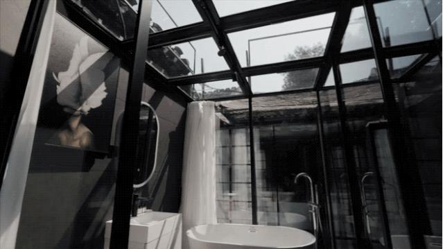 北京姑娘继承胡同老房，地板铺镜子、浴厕全透明，一个人住太爽