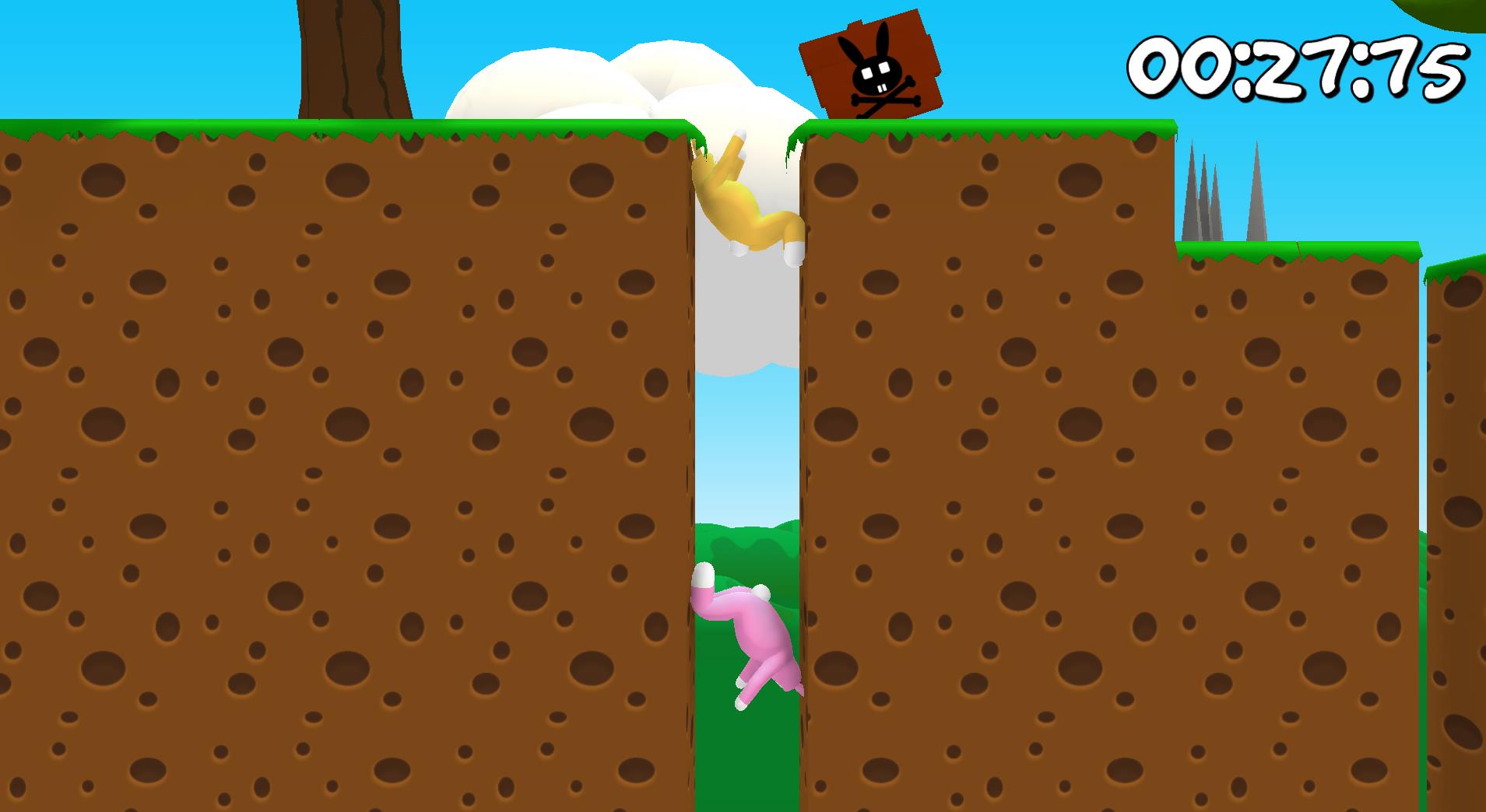 超级兔子人双人搞笑闯关游戏玩法,超级兔子人超魔性搞笑沙雕游戏