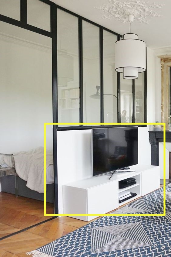 卧室玻璃隔断墙装修效果图大全,客厅用玻璃隔断隔个小卧室效果图