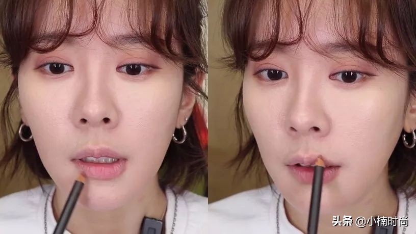 人中缩短美妆教程,薄唇人中短唇妆教程