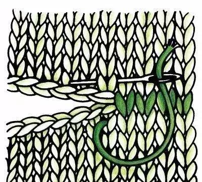 毛衣最简单的修补方法,修补毛衣破洞新针法