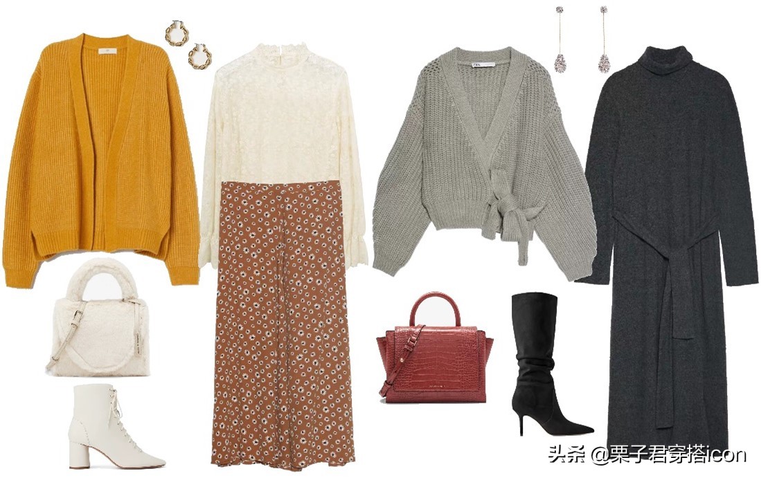 amass小香风奶奶衫,奶奶加绒加厚纯山羊绒衫