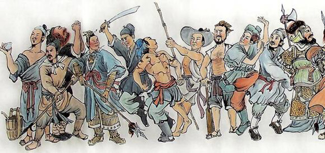 水浒传中人物绰号有体貌特征来取,水浒绰号解析