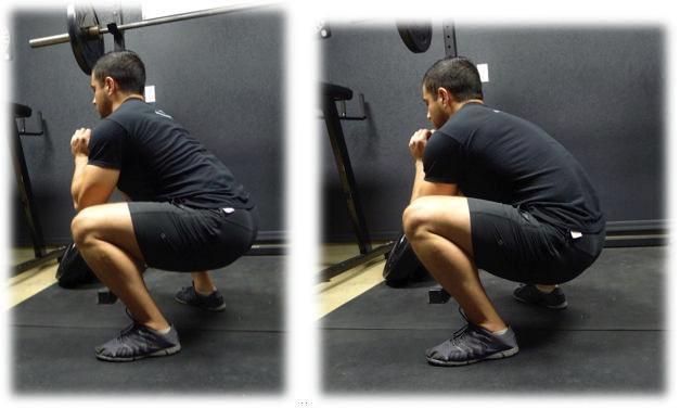 深蹲时臀部眨眼是什么样子的,深蹲时出现骨盆眨眼该怎么办