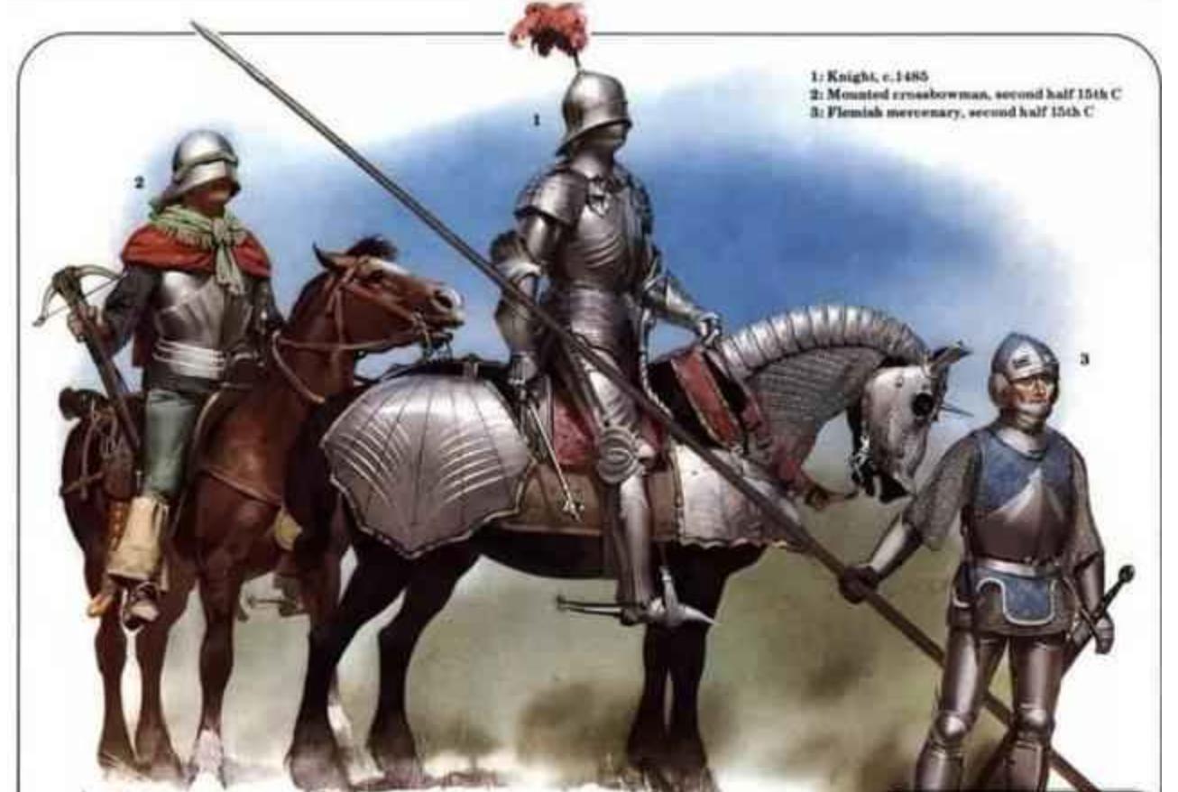 欧洲中世纪骑士发展历史,欧洲中世纪骑士历史