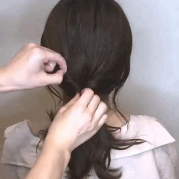 时尚编发教程让你瞬间气质满满,随意又时尚潮流的编发教程