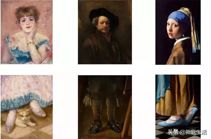 世界名画广告大全,名画广告