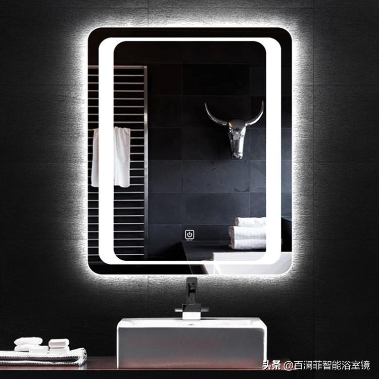 浴室镜led灯展示视频,异形led浴室镜