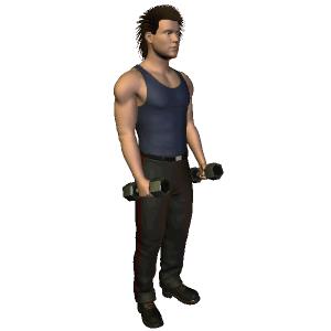 哑铃和器械健身哪个增肌快一些,哑铃和杠铃高效练二头