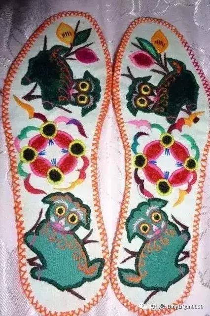 刺绣作品简单的,老式刺绣喜字的鞋垫刺绣方法