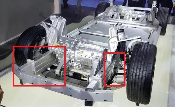 纯电动汽车的底盘解析,电动四驱汽车底盘