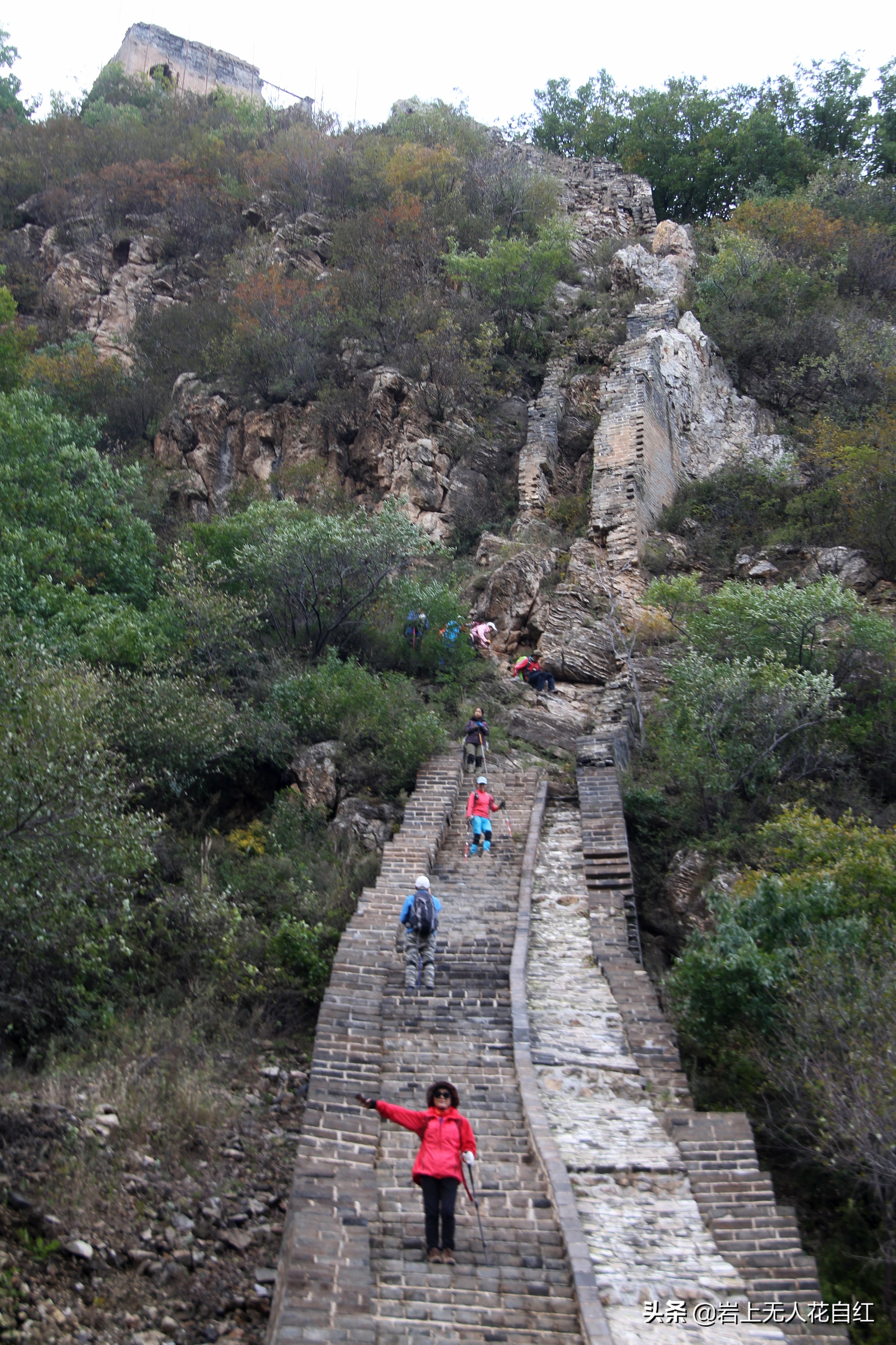 司马台东段长城之5：五道梁、倒班岭口之菱形楼、白头楼、水门洞