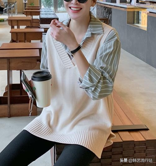 宽松休闲毛衣女韩版慵懒风的编织,又到了编织毛线的季节