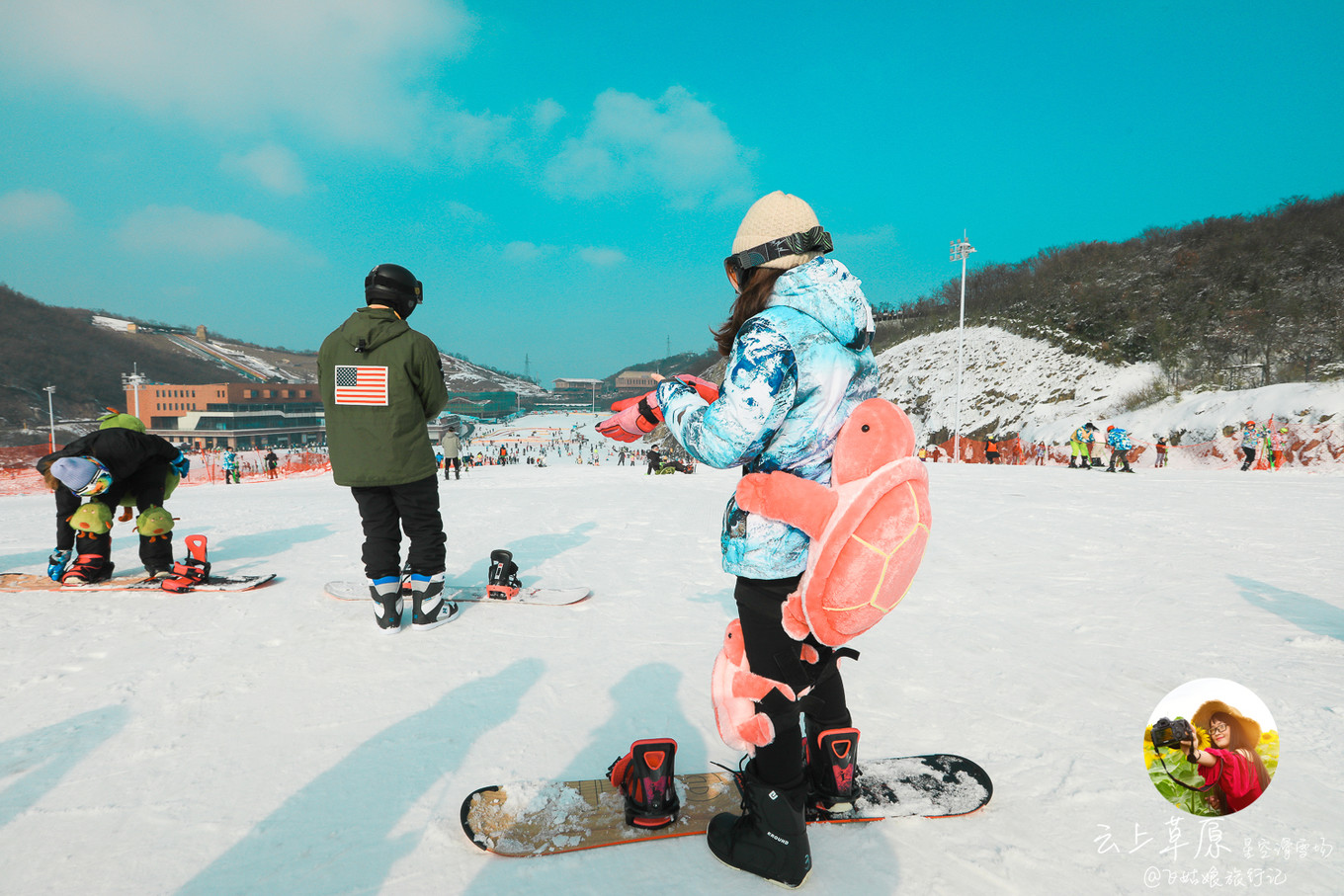 安吉云上草原滑雪场里的酒店,安吉云上草原滑雪场高级雪道索道