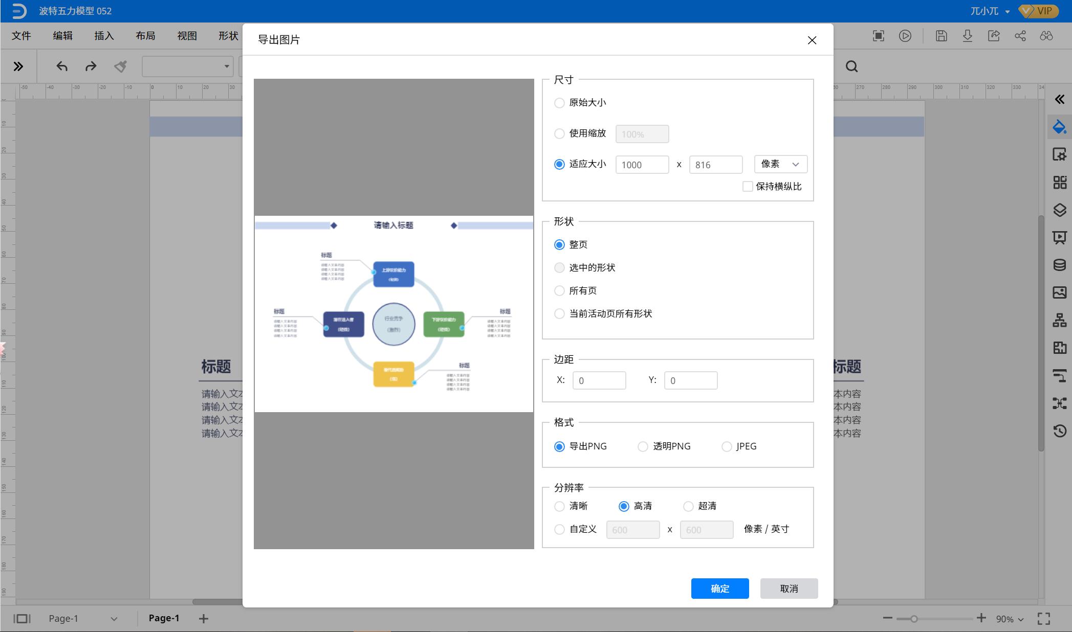 波特图画法讲解,波特五力图简单画法