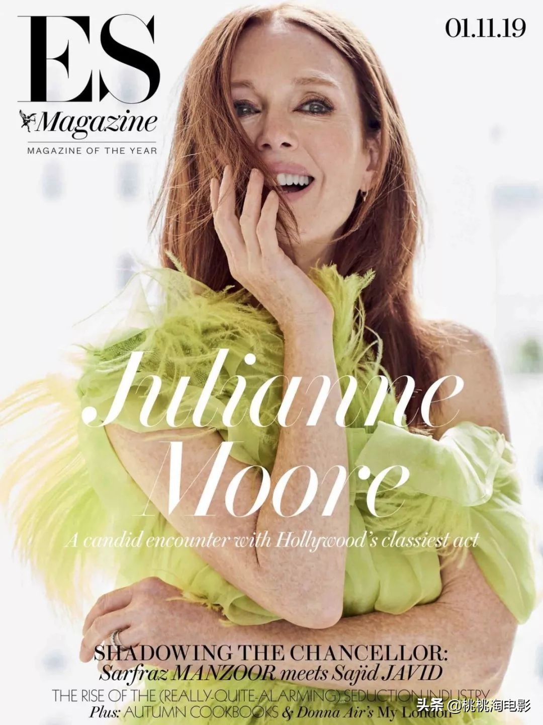 朱莉安摩尔与其他女明星合影,朱莉安摩尔和埃迪雷德梅尼