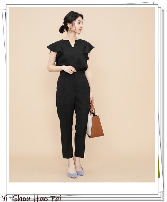 亚麻垂感裤搭配,杏色阔腿亚麻裤的搭配