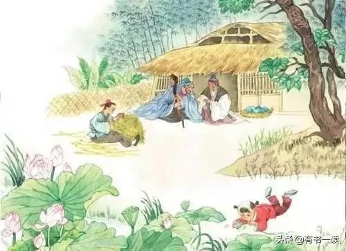 茅檐低小清平乐村居视频讲解,清平乐村居中茅檐低小读出了什么