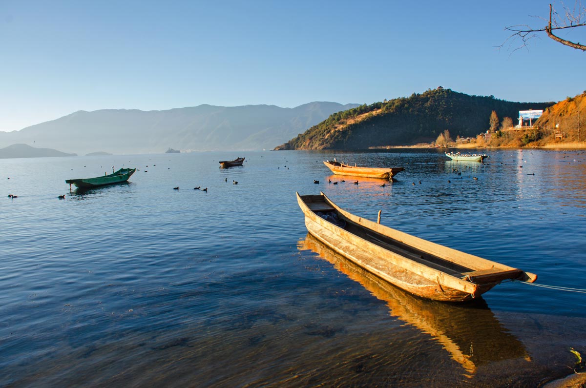 泸沽湖唯美视频,泸沽湖美到窒息