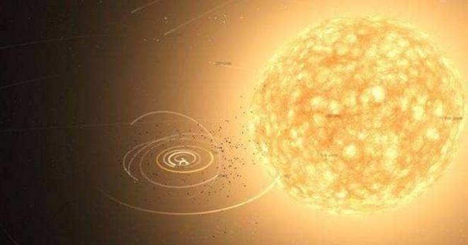 黑洞最多的星系是哪个星系,最大的恒星vs最大的行星黑洞