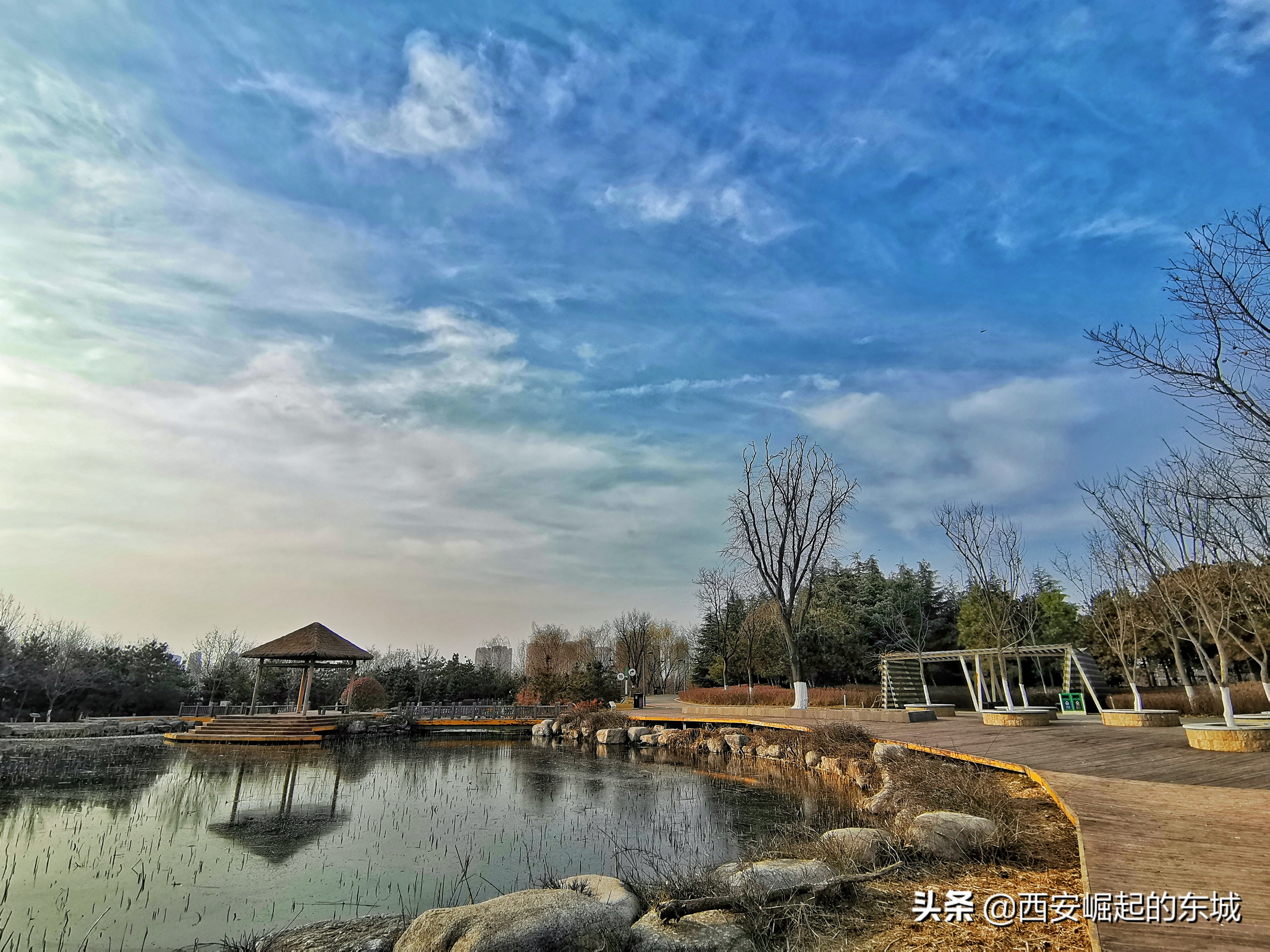 西安浐灞国家湿地公园最美航拍,西安市浐灞国家湿地公园