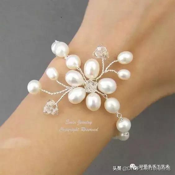 用珠子穿出漂亮的手链和项链花样,复古珠子手链教程