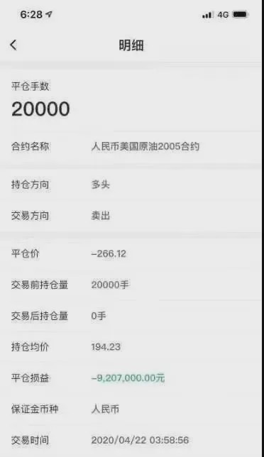 中行原油宝给投资者的经验教训,中行原油宝后期事件