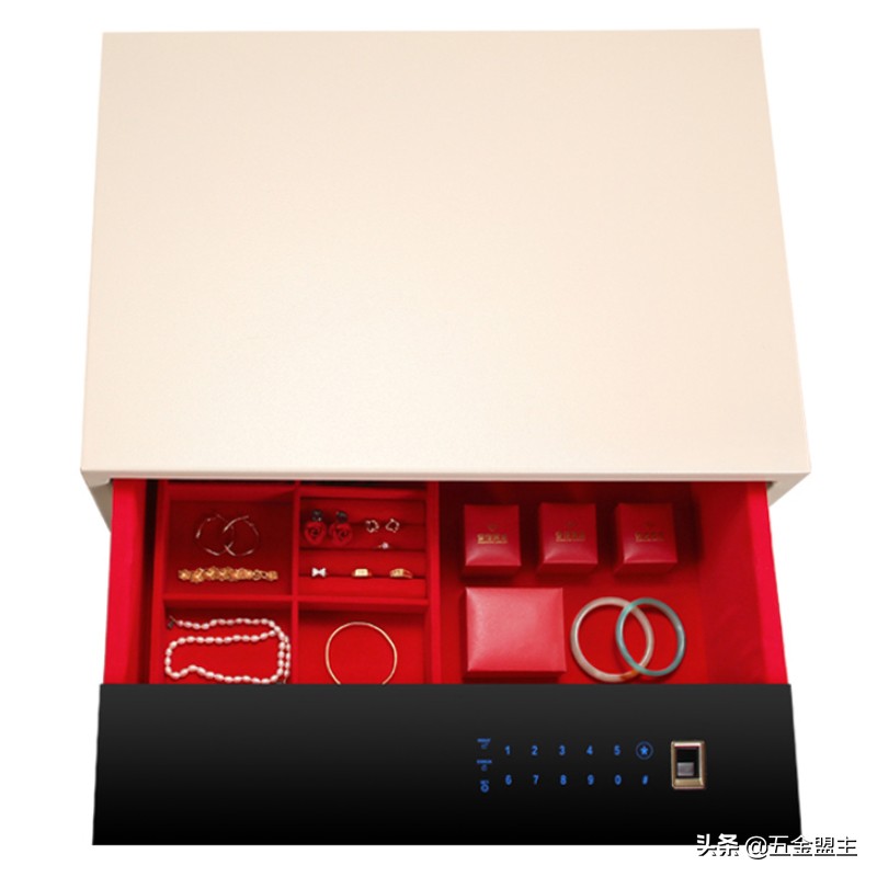 盗窃案频发，觉得自家财物不安全？一个指纹抽屉密码箱搞定！