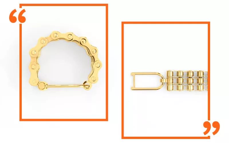 自行车链条diy手链,自行车链子当合页