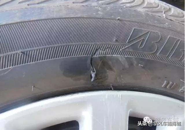 货车轮胎侧面破损如何修复,宝马防爆轮胎侧面破损