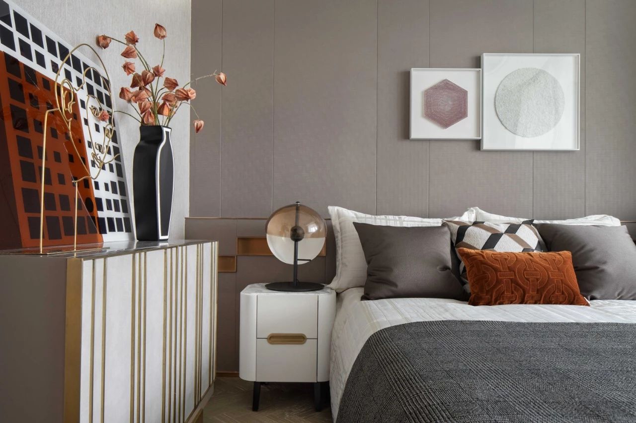 距离拥有一个爱马仕橙的家,不需要过多的费用,只需一片岩板设计