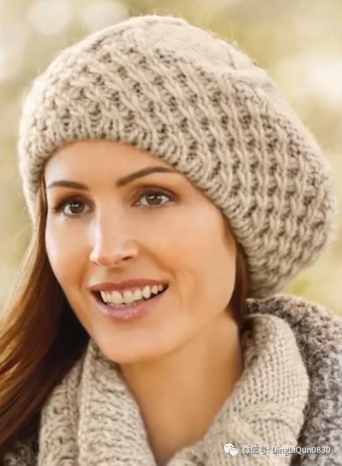 针织洋气气质帽子,针织帽子创意爆款