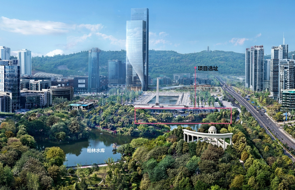 重庆江北市政公园景观设计,重庆大数据展馆设计装修