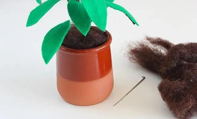 手工diy不织布,手工布艺不织布向日葵图解教程