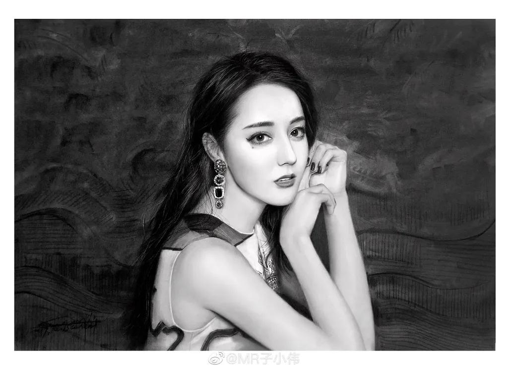 厉害了！他用一支铅笔把明星画了多个，如肖战、蔡徐坤、迪丽热巴