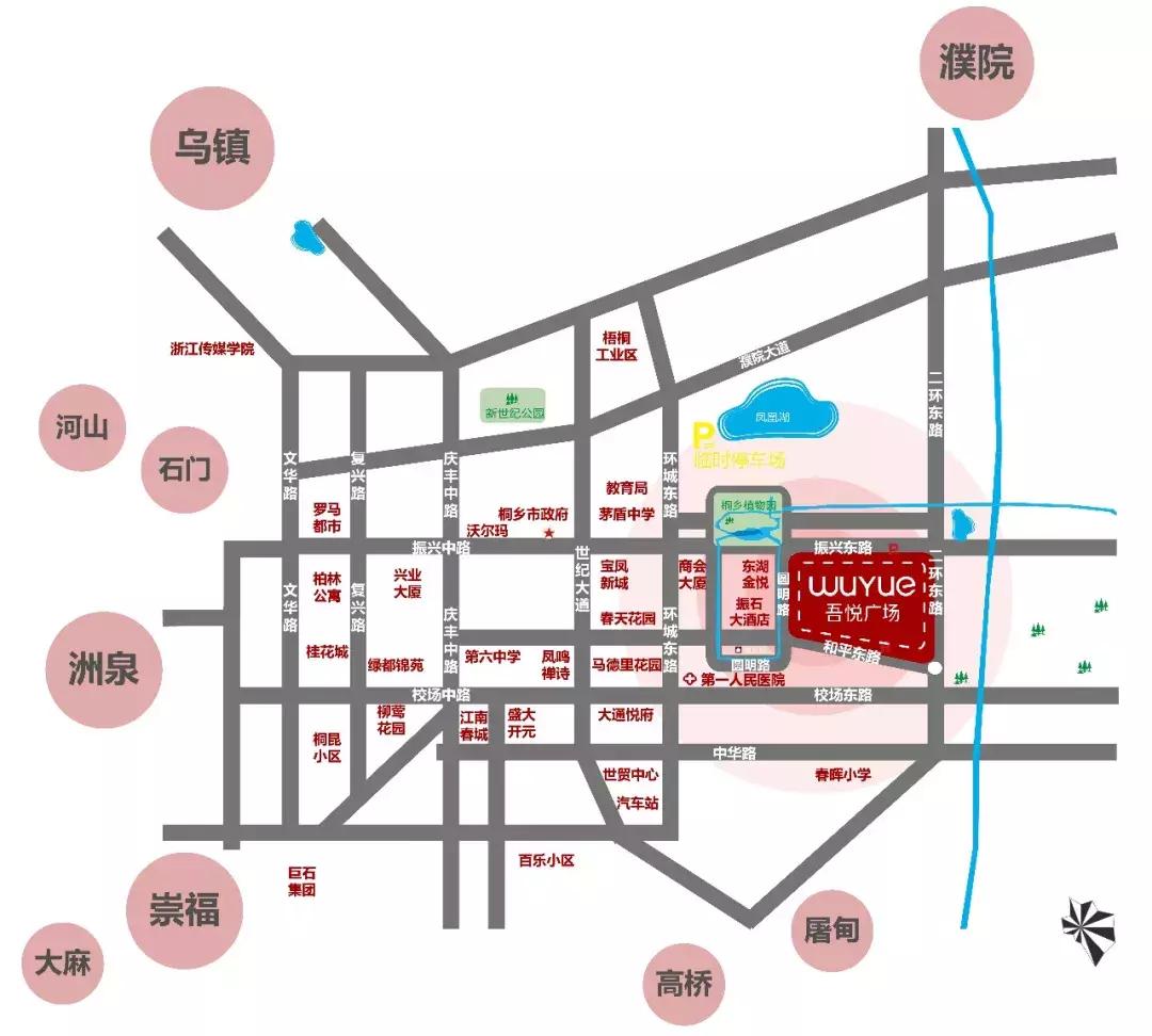 吾悦广场商业街发展前景,桐乡吾悦广场区位优势