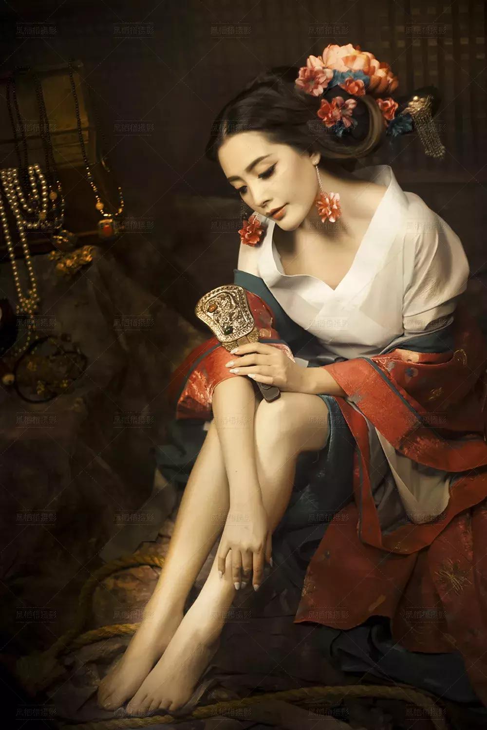 凤栖梧古风摄影凤凰古城,凤栖梧复古摄影玉门关